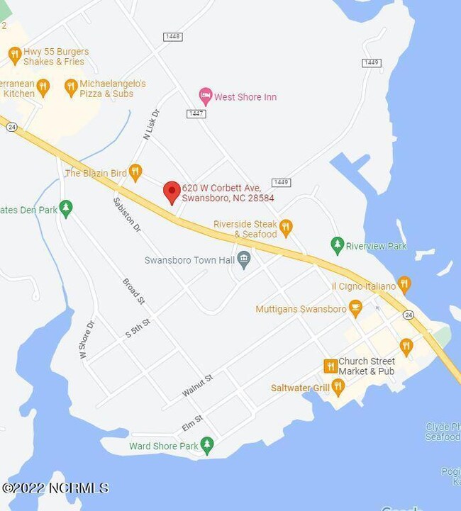 620 W Corbett Ave- Map View