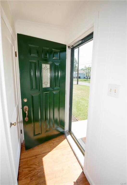 Entering through the front door... handy coat clos