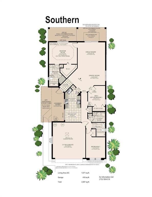 Heritage Oaks Floorplan -The Southern