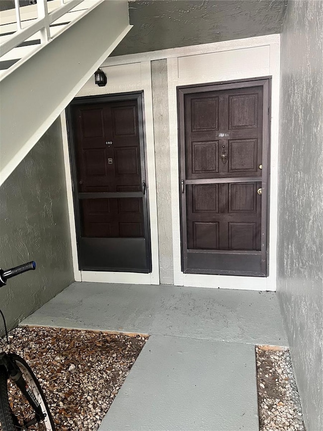 Front door Unit 101