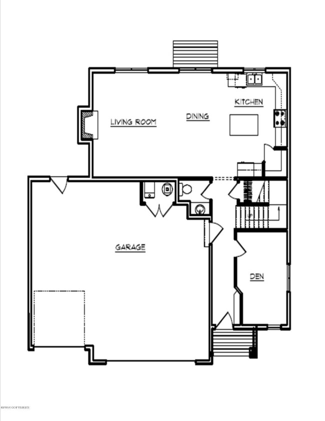 Chestnut Floor Plan first floor