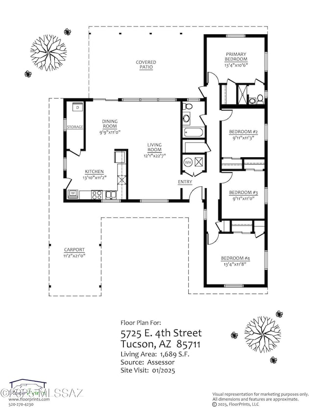 5725 E 4th St - Floor Plan