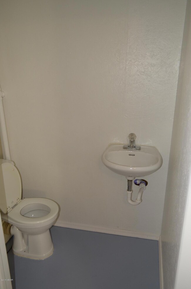 Basement half bath