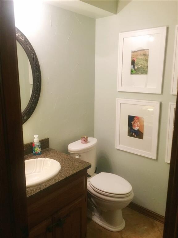 Downstairs half bath
