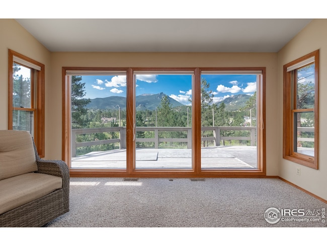 Floor to ceiling windows to enjoy the mountain views
