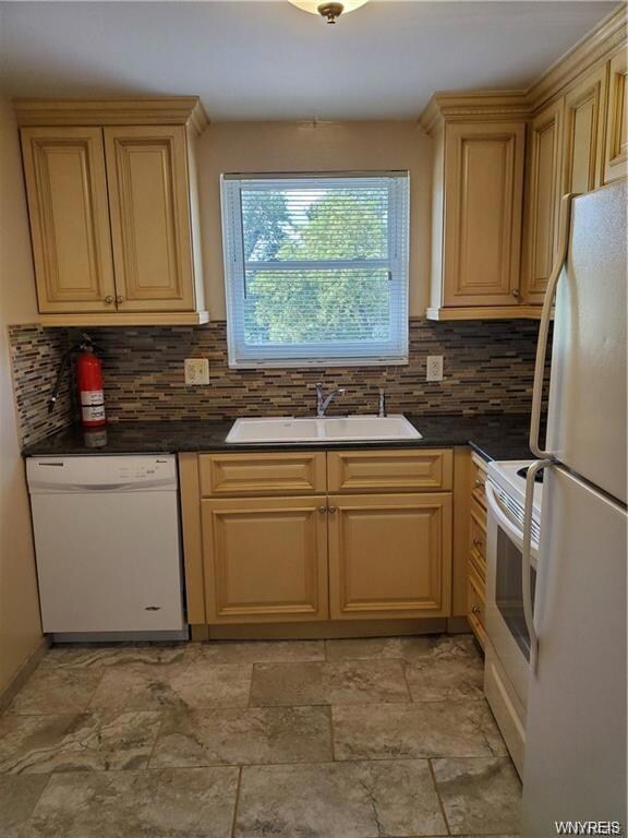 French cabinets granite counter tops ceramic backsplash and floors! All appliances are included.