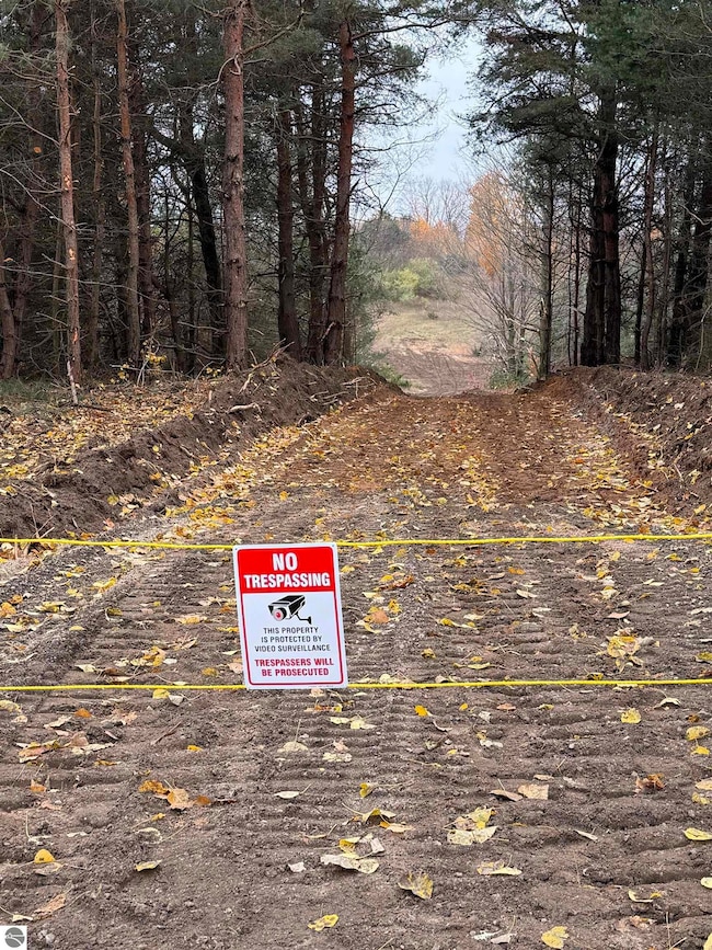 Newly Excavated Driveway