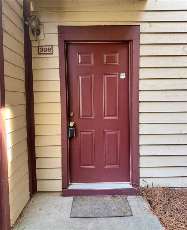 Ground level side entry.