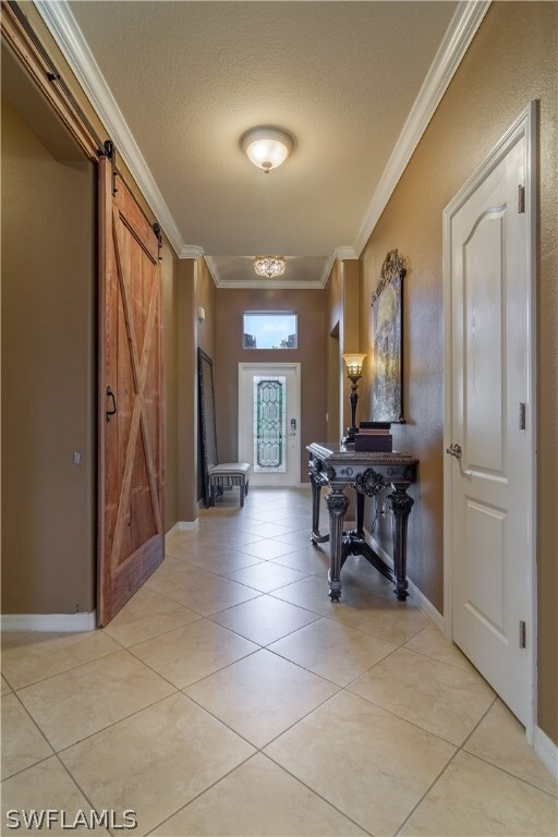 Custom paint and the barn door make this home stan