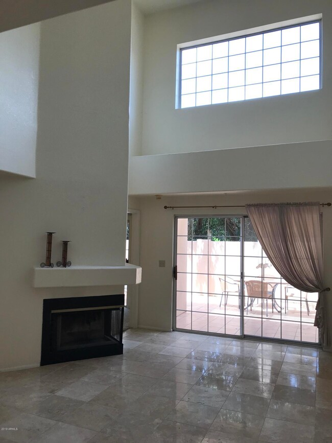 Great room with fireplace