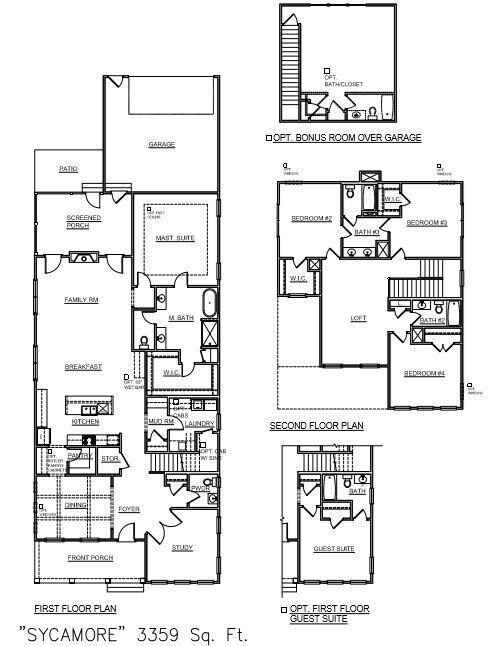 Sycamore Floor Plan 1