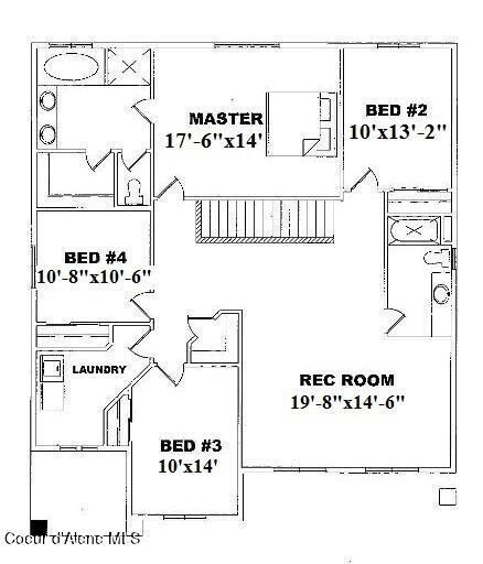 Clearwater Upper Floor Plan