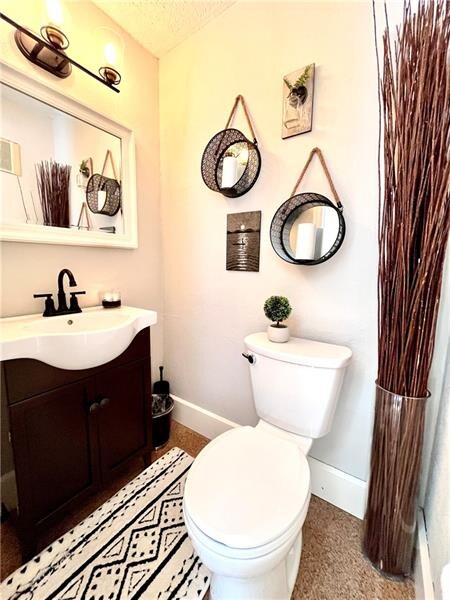 Half bath on main level!
