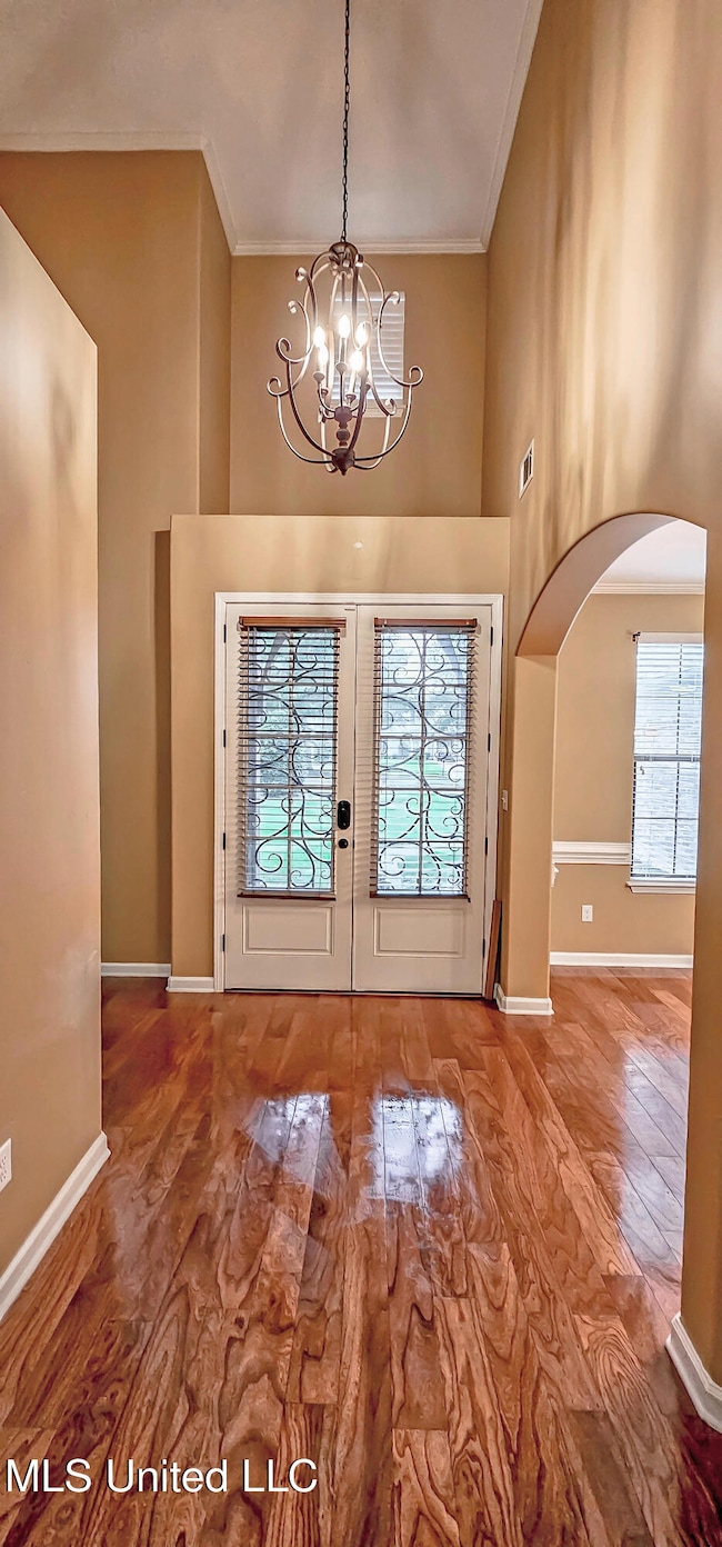 Double Door Entry into Foyer