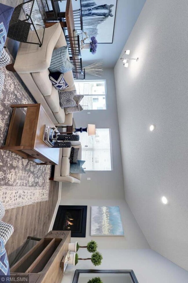 Another view of the main level family room and din