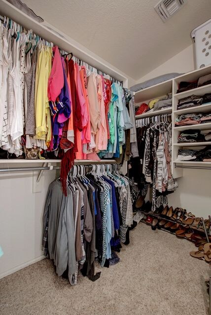 Master walk in closet