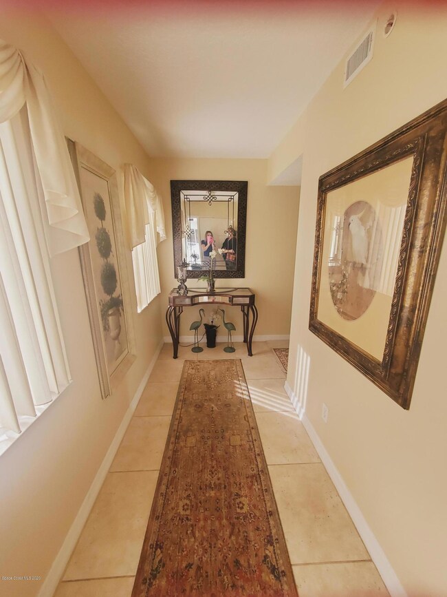 Entry hall inside condo