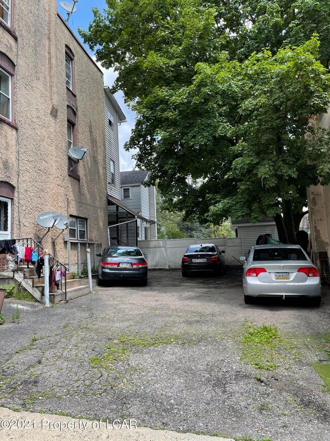 Off street parking lot