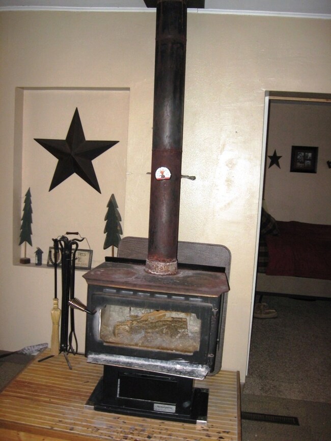 Wood Burning Fireplace