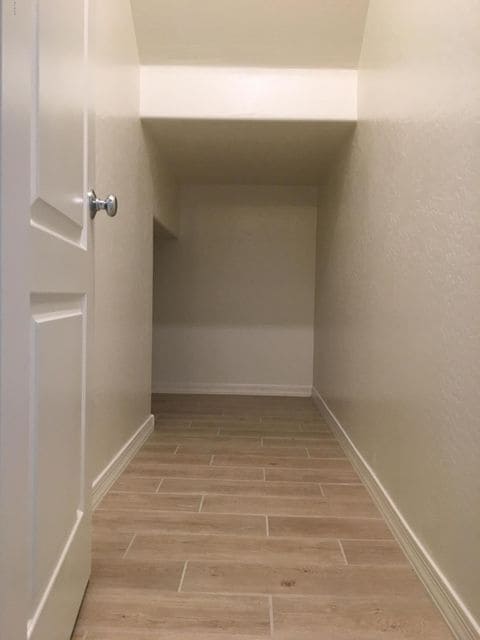 Under stairs storage
