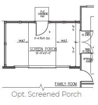 Cumberland Screened Porch Option