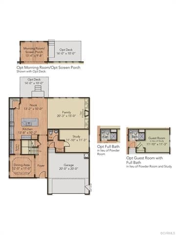 First Floor - Home has the opt Guest Room with Ful