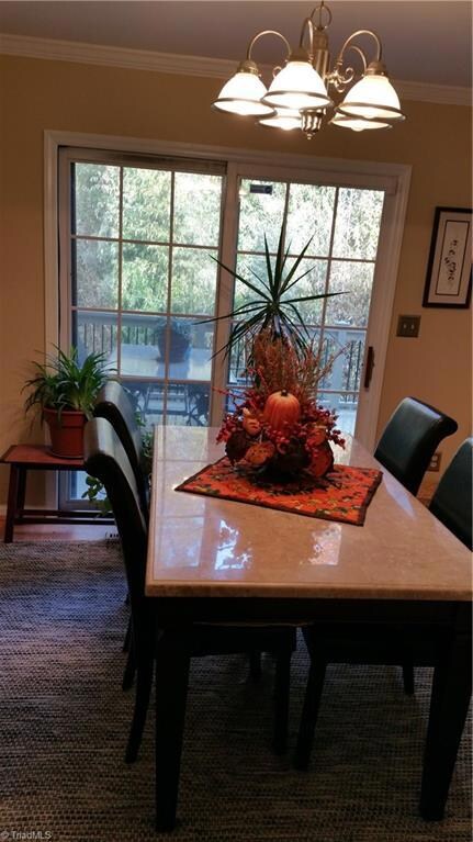 Dining Room, looking from the kitchen to the back deck