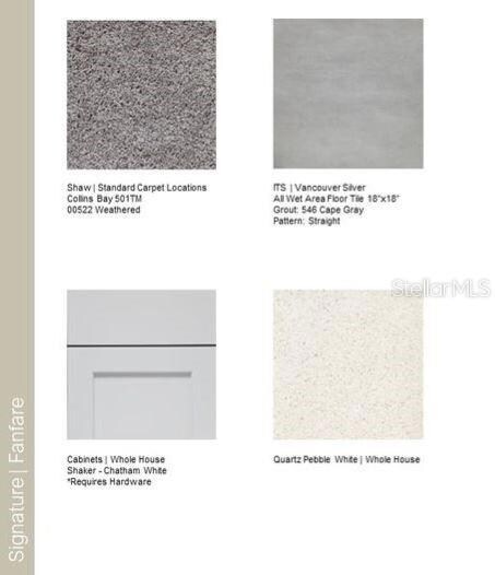 Design Selections ~ Home is under construction, selections are subject to change
