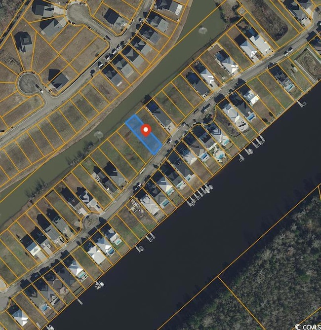 Aerial view of property's location