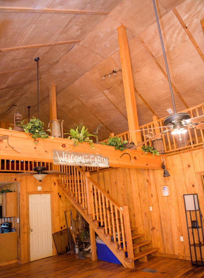 Cabin sign view