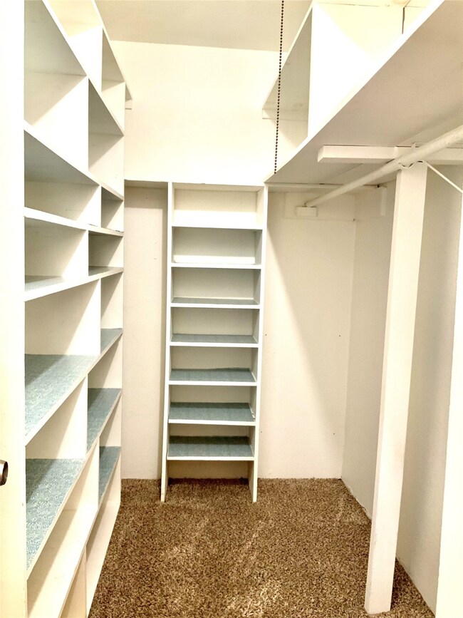 Primary closet