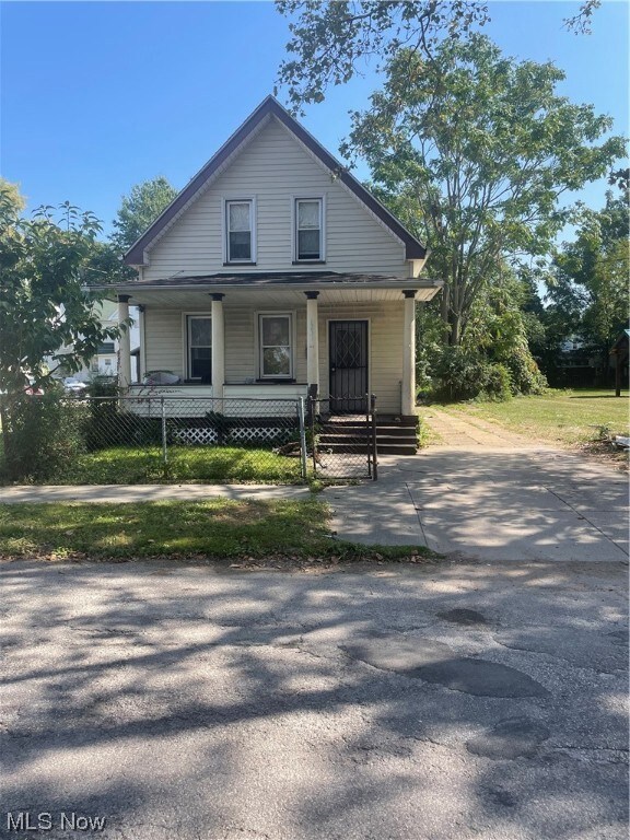 Bungalow-style house featuring covered porch