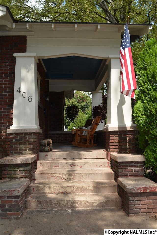 Inviting front porch
