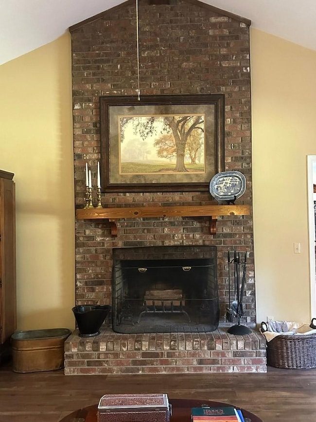 Wood Burning Fireplace