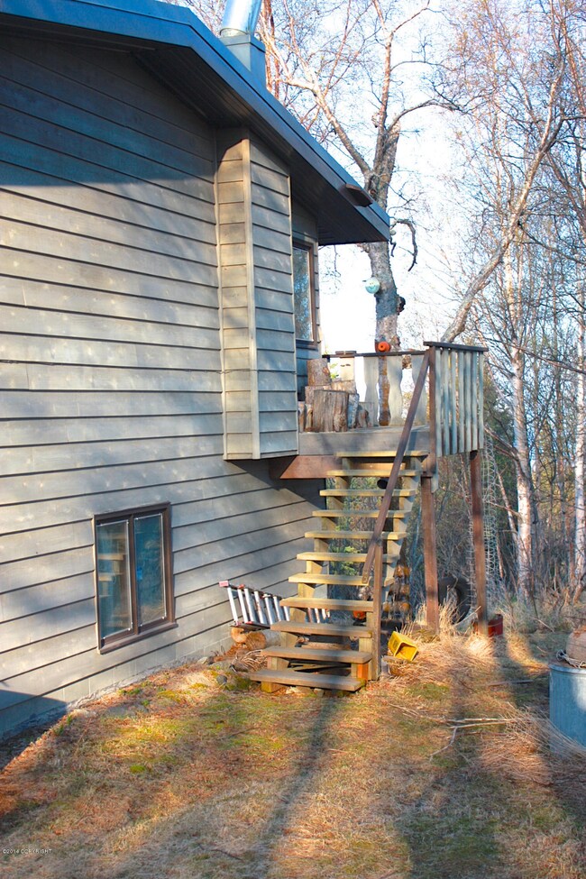 Back yard exit