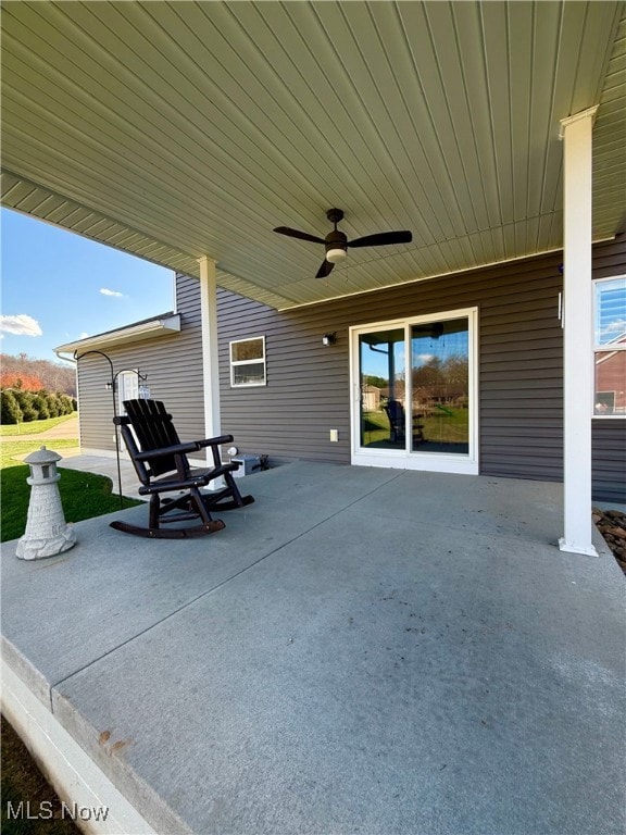 Rear porch with great sitting area