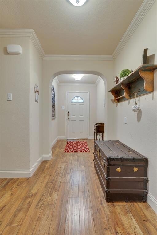 Welcoming foyer.