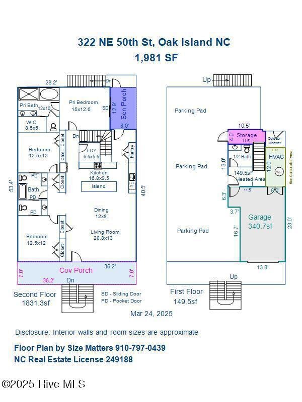 322 NE 50th Floor Plan Graphic