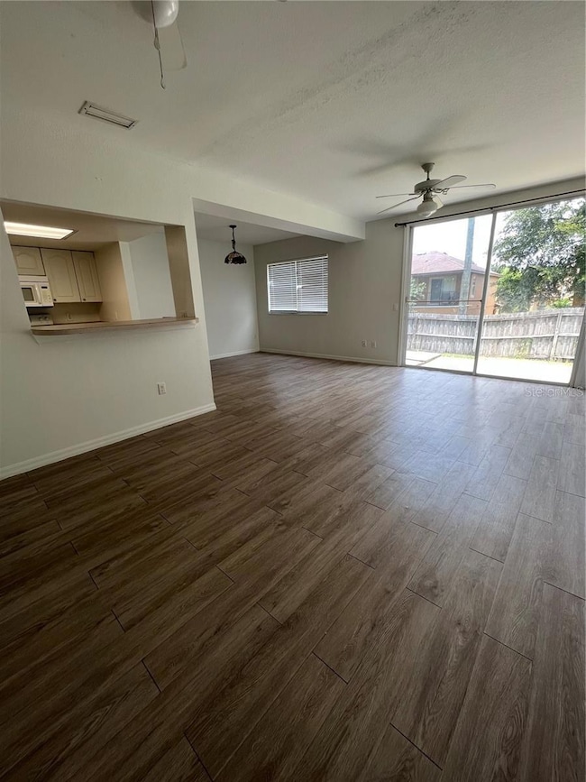 Open view living room