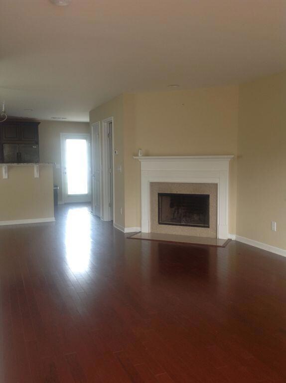 Wood burning fireplace