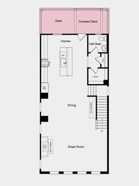 First Floor Plan - Structural options added includ