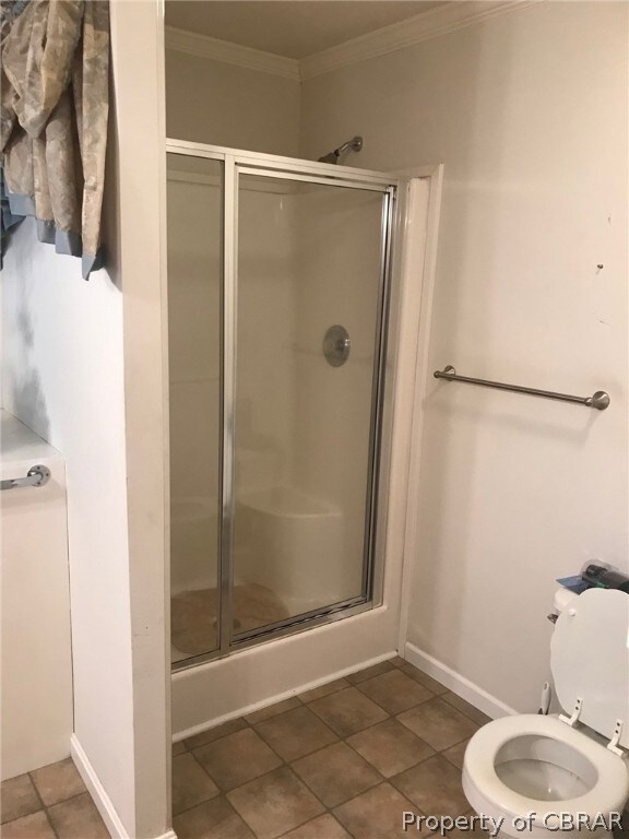 Shower in master bath