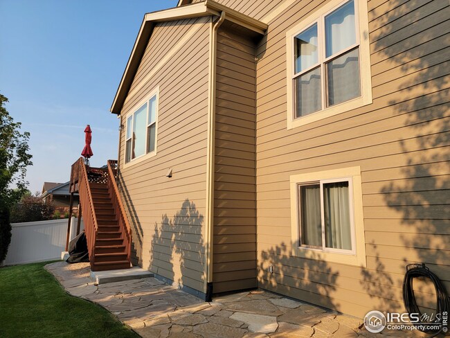 Back of home faces West