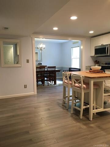 We opened the the kitchen to the formal dining roo