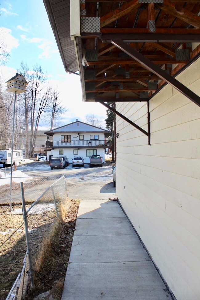 Walkway to secure main door