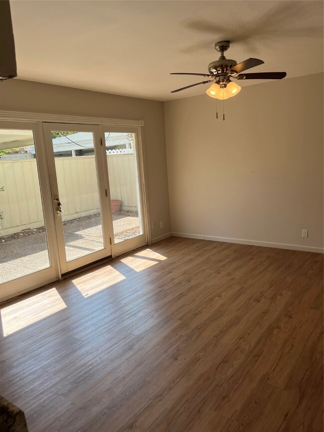 Dining area or family room, faces the back patio.