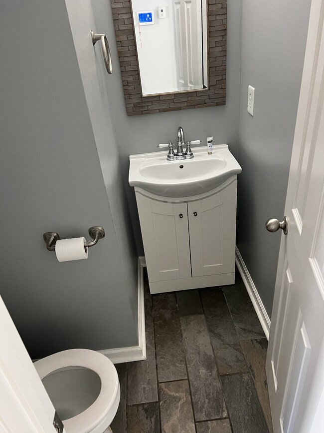 Half Bathroom Located on 1st Floor