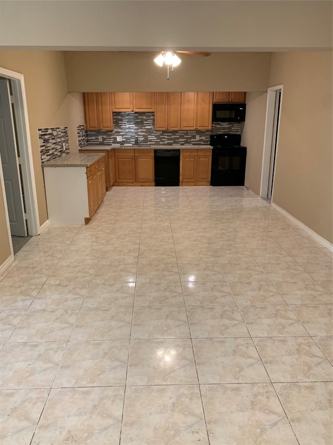 Kitchen and dining area