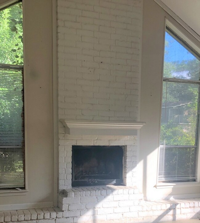 Another view of the fireplace