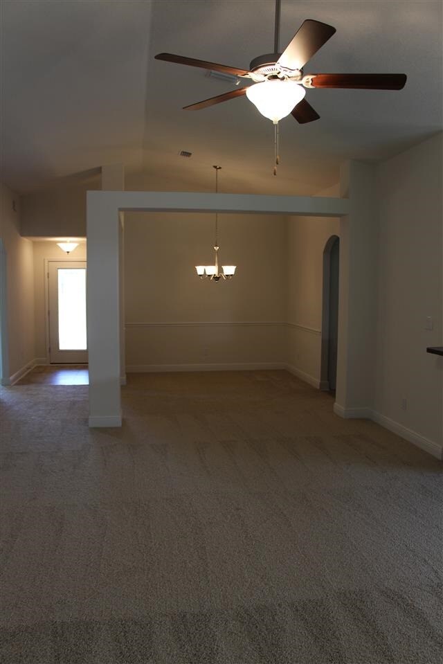 Looking to Formal Dining room from Living Room